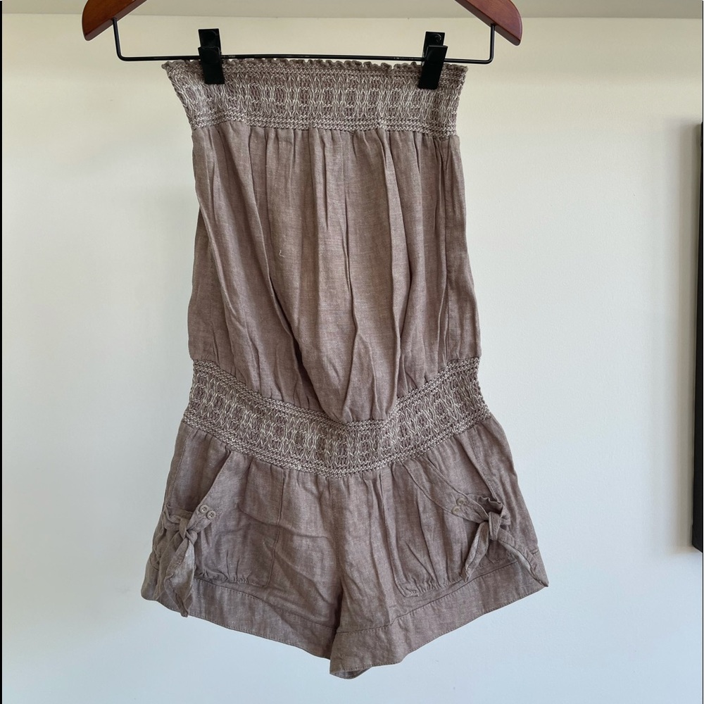 Boho Sleeveless Romper/Coverup